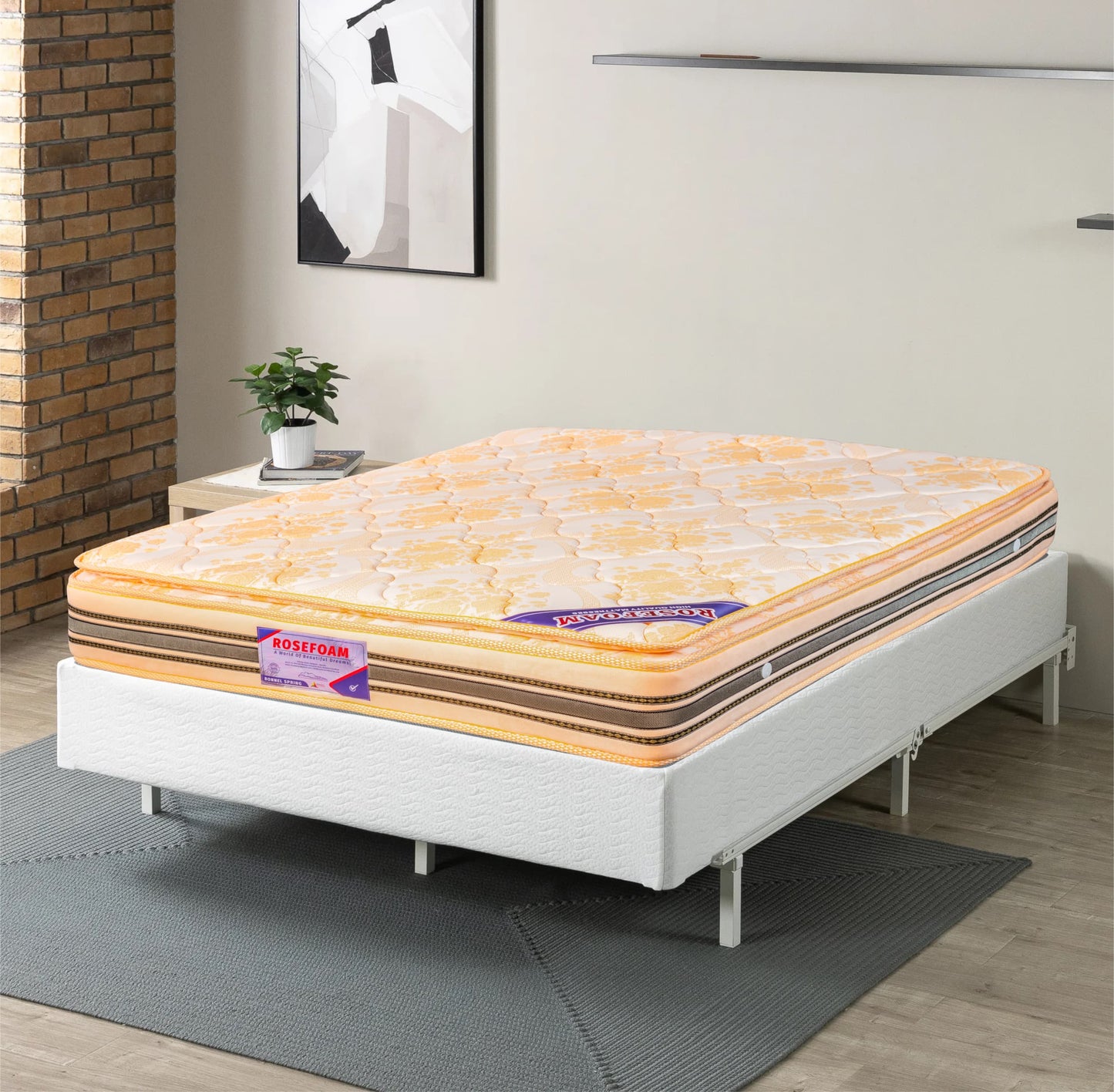 Bonnel Spring Mattress - Cream